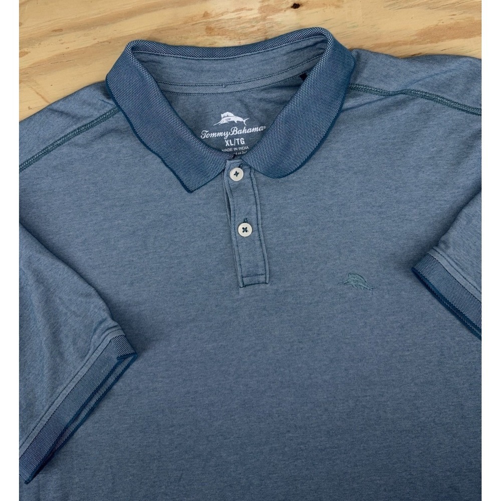 Tommy Bahama Marlin Around Sportsman Polo Shirt XL Green Embroidered Logo